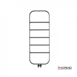 Θερμαντικό Σώμα Λουτρού Thermo Spark SPA12045-411 Black Brushed 120x45cm 