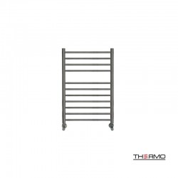 Θερμαντικό Σώμα Λουτρού Thermo Bellavia BEL7550-411 Black Brushed 75x50cm Kcal/h: 204