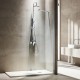 Διαχωριστικό Ντουζιέρας Tema Free 90x195cm Walk-In Χρωμέ