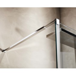 Διαχωριστικό Ντουζιέρας Tema Free 90x195cm Walk-In Χρωμέ