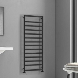 Θερμαντικό σώμα μπάνιου μαύρο ματ DESIGN 7 107×500×1300mm