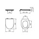 Κάλυμμα Λεκάνης Ideal Standard Sandwich T572401 white glossy Λευκό Κάλυμμα Λεκάνης Ideal Standard Sandwich T572401 white glossy Λευκό
