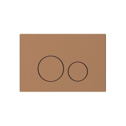 Πλακέτα Orabella για Εντοιχισμένο Καζανάκι 24,5X16,5 εκ. Brushed Rose Gold (Ροζ Χρυσό Βουρτσισμένο) 15322 S-line Συμβατή με Καζανάκια Sigma Geberit