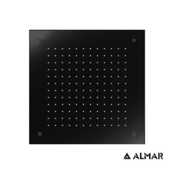 Τετράγωνη Κεφαλή Ντουζ 38x38cm Almar Square Temptation E044046-400 Black Matt