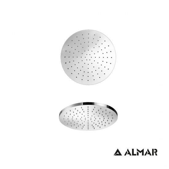 Στρογγυλή Κεφαλή Ντουζ Ø30 Almar Emotion με Επίτοιχο Μπράτσο 35cm Ε044044-100 + C13500L Χρωμέ
