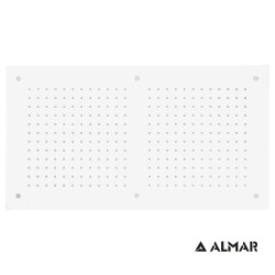 Ορθογώνια Κεφαλή Ντουζ 70x38cm Almar Rectangular Temptation E044088-300 White Matt