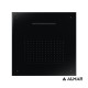 Τετράγωνη Κεφαλή Ντουζ 50x50cm Almar Square Temptation XL E044109-400 Black Matt