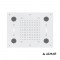 Ορθογώνια Κεφαλή Ντουζ 63x48cm Almar Sound And Color Temptation E044211-300 White Matt