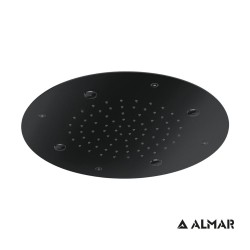 Στρογγυλή Κεφαλή Ντουζ Φ38cm Almar Round Mist Temptation E044219-400 Black Matt