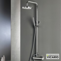 Στήλη Ντουζ 2 Εξόδων Ρυθμιζόμενη Armando Vicario Slim 500065-100 Chrome