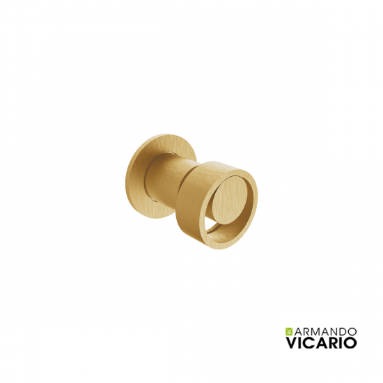 Μίκτης Εντοιχισμού 1 Εξόδου Armando Vicario Halo 515050-201 Brushed Gold