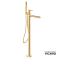 Μπαταρία Επιδαπέδια λουτρού Armando Vicario Cyrcus 700065-201 Gold Brushed