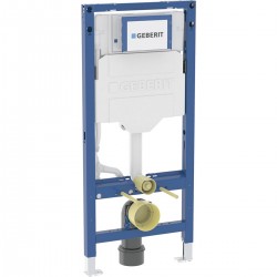 Καζανάκι Εντοιχιζόμενο GEBERIT Duofix Sigma Για Κρεμαστές Λεκάνες 111.950.00.6 Επίτοιχο σε γυψοσανίδα