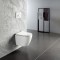 Λεκάνη Κρεμαστή Bianco Ceramica Vito VT01000SC-300 με Κάλυμμα Slim Soft Close Αντιβακτηριακό Βακελίτη