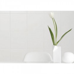 Πλακάκι White Matt 20Χ20 CM Λευκό Ματ