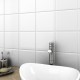 Πλακάκι White Glossy 20X20 CM Λευκό Γυαλιστερό Πλακάκι White Glossy 20X20 CM Λευκό Γυαλιστερό
