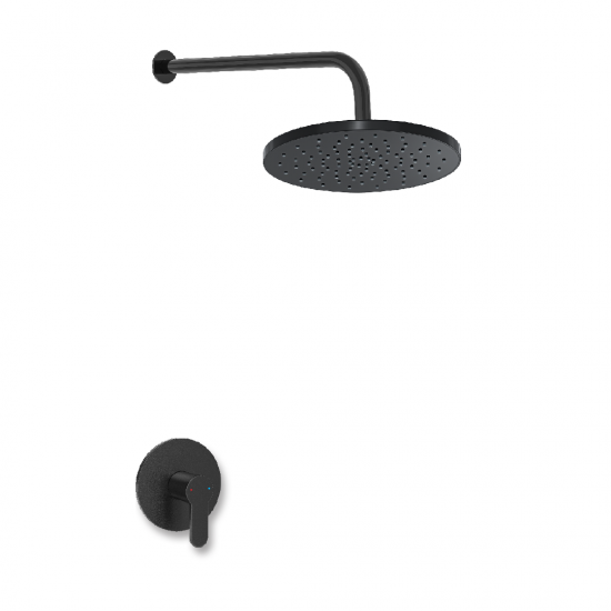 Μπαταρία Εντοιχισμού Duscheline Concealed 1 Way Dusho Piano DM-2657 Μαύρο Μπαταρία Εντοιχισμού Duscheline Concealed 1 Way Dusho Piano DM-2657 Μαύρο