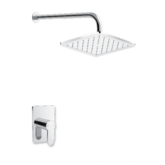 Μπαταρία Εντοιχισμού Duscheline Concealed 1 Way Quart DM-2659 Χρωμέ Μπαταρία Εντοιχισμού Duscheline Concealed 1 Way Quart DM-2659 Χρωμέ