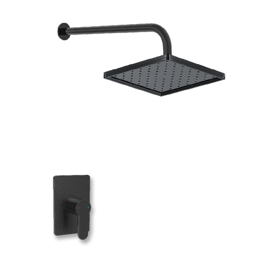 Μπαταρία Εντοιχισμού Duscheline Concealed 1 Way Quart Piano DM-2661 Μαύρο Μπαταρία Εντοιχισμού Duscheline Concealed 1 Way Quart Piano DM-2661 Μαύρο