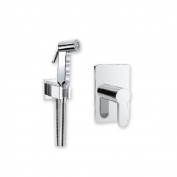 Μπαταρία Μπιντέ Εντοιχισμού Duscheline Concealed 1 Way Shut-off Square DM-2670 Χρωμέ