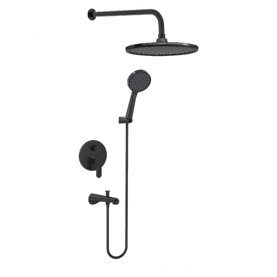 Μπαταρία Εντοιχισμού Duscheline Concealed 2 Way Grandelux Piano Pop-Up DM-2718 Μαύρο Μπαταρία Εντοιχισμού Duscheline Concealed 2 Way Grandelux Piano Pop-Up DM-2718 Μαύρο