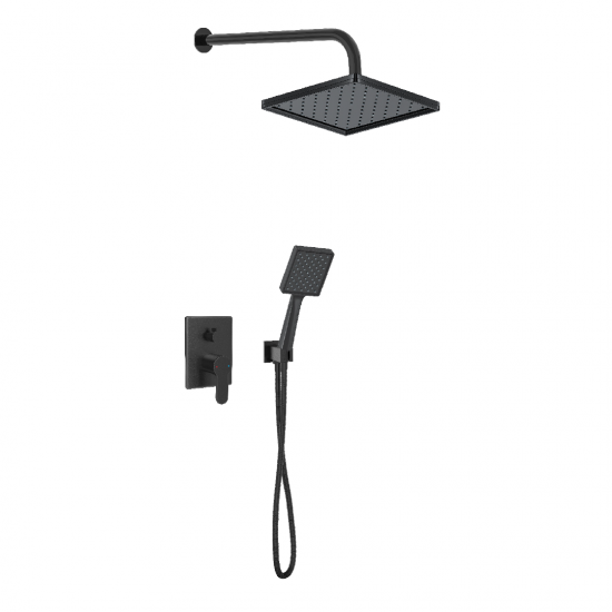 Μπαταρία Εντοιχισμού Duscheline Concealed 2 Way Quart Piano Black DM-2720 Μαύρο Μπαταρία Εντοιχισμού Duscheline Concealed 2 Way Quart Piano Black DM-2720 Μαύρο