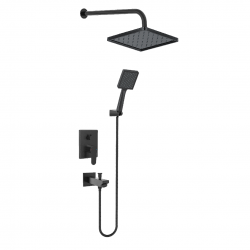 Μπαταρία Εντοιχισμού Duscheline Concealed 2 Way Quart Piano Black Pop-Up DM-2724 Μαύρο