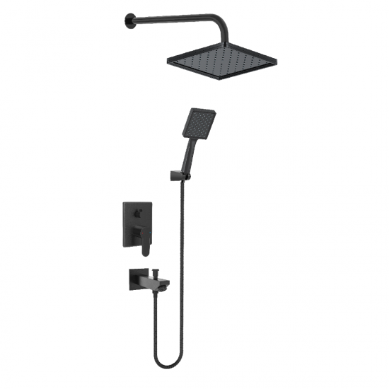 Μπαταρία Εντοιχισμού Duscheline Concealed 2 Way Quart Piano Black Pop-Up DM-2724 Μαύρο Μπαταρία Εντοιχισμού Duscheline Concealed 2 Way Quart Piano Black Pop-Up DM-2724 Μαύρο