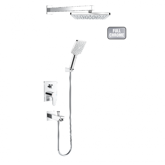 Μπαταρία Εντοιχισμού Duscheline Concealed 2 Way Pera Cromefull Pop-Up DM-2736 Χρωμέ Μπαταρία Εντοιχισμού Duscheline Concealed 2 Way Pera Cromefull Pop-Up DM-2736 Χρωμέ