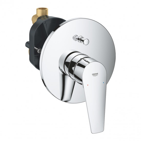 Μίκτης Λουτρού Grohe BauEdge 29079001 Χρωμέ Μίκτης Λουτρού Grohe BauEdge 29079001 Χρωμέ
