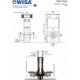 Καζανάκι Εντοιχισμού 2 όψεων Wisa Slim Twin 2918 Ελεύθερης Τοποθέτησης για Κρεμαστή Λεκάνη Καζανάκι Εντοιχισμού 2 όψεων Wisa Slim Twin 2918 Ελεύθερης Τοποθέτησης για Κρεμαστή Λεκάνη
