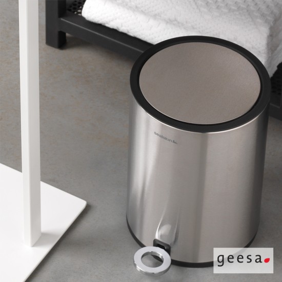 Χαρτοδοχείο 3lt Geesa Sealskin Nemox Soft Close 362412404 Inox Χαρτοδοχείο 3lt Geesa Sealskin Nemox Soft Close 362412404 Inox