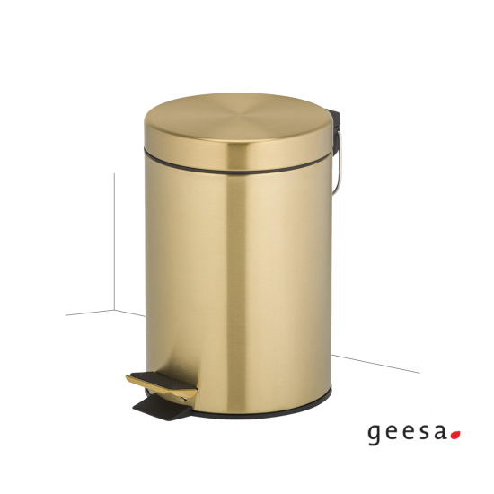 Επιδαπέδιο Χαρτοδοχείο Ορειχάλκινο Geesa 634-211 Χρυσό Επιδαπέδιο Χαρτοδοχείο Ορειχάλκινο Geesa 634-211 Χρυσό