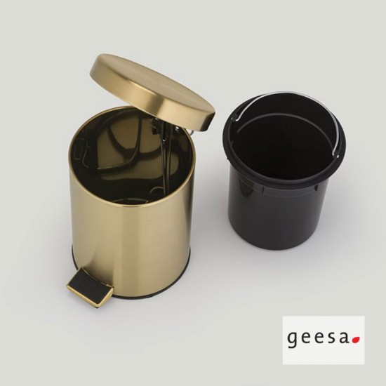 Επιδαπέδιο Χαρτοδοχείο Ορειχάλκινο Geesa 634-211 Χρυσό Επιδαπέδιο Χαρτοδοχείο Ορειχάλκινο Geesa 634-211 Χρυσό