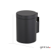 Επίτοιχο Χαρτοδοχείο Ορειχάλκινο 3L Geesa 644-400 Black Matt Επίτοιχο Χαρτοδοχείο Ορειχάλκινο 3L Geesa 644-400 Black Matt