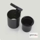 Επίτοιχο Χαρτοδοχείο Ορειχάλκινο 3L Geesa 644-400 Black Matt Επίτοιχο Χαρτοδοχείο Ορειχάλκινο 3L Geesa 644-400 Black Matt