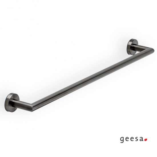 Πετσετοκρεμάστρα Μονή 60 εκ. Geesa Nemox 6507/60-410 Black Brushed Πετσετοκρεμάστρα Μονή 60 εκ. Geesa Nemox 6507/60-410 Black Brushed