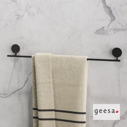 Πετσετοκρεμάστρα Μονή 66 εκ. Geesa Opal 7207/60-400 Black Matt