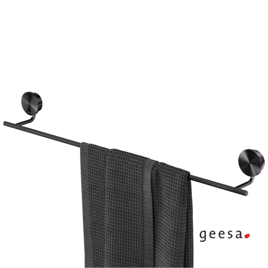 Πετσετοκρεμάστρα Μονή 66 εκ. Geesa Opal 7207/60-411 Black Brushed Πετσετοκρεμάστρα Μονή 66 εκ. Geesa Opal 7207/60-411 Black Brushed