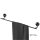 Πετσετοκρεμάστρα Μονή 66 εκ. Geesa Opal 7207/60-411 Black Brushed Πετσετοκρεμάστρα Μονή 66 εκ. Geesa Opal 7207/60-411 Black Brushed