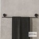 Πετσετοκρεμάστρα Μονή 66 εκ. Geesa Opal 7207/60-411 Black Brushed Πετσετοκρεμάστρα Μονή 66 εκ. Geesa Opal 7207/60-411 Black Brushed