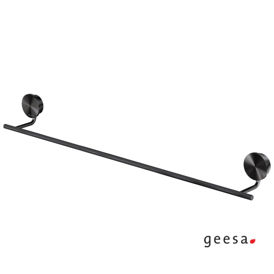 Πετσετοκρεμάστρα Μονή 66 εκ. Geesa Opal 7207/60-411 Black Brushed Πετσετοκρεμάστρα Μονή 66 εκ. Geesa Opal 7207/60-411 Black Brushed