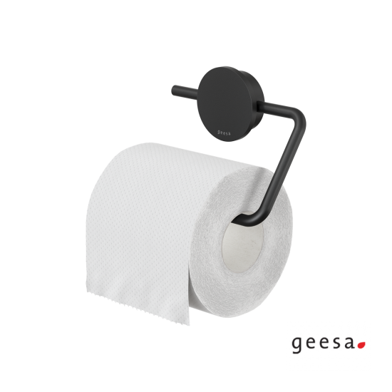 Χαρτοθήκη Επιτοίχια Χωρίς Κάλυμμα Geesa Opal 7209-400 Black Matt Χαρτοθήκη Επιτοίχια Χωρίς Κάλυμμα Geesa Opal 7209-400 Black Matt