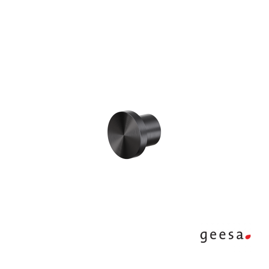 Άγκιστρο Μονό Επιτοίχιο Φ2.5 εκ. Geesa Opal 7213-411 Black Brushed Άγκιστρο Μονό Επιτοίχιο Φ2.5 εκ. Geesa Opal 7213-411 Black Brushed