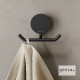 Επίτοιχο Άγκιστρο Διπλό Geesa Opal 7215-400 Black Matt Επίτοιχο Άγκιστρο Διπλό Geesa Opal 7215-400 Black Matt