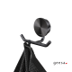 Επίτοιχο Άγκιστρο Διπλό Geesa Opal 7215-411 Black Brushed Επίτοιχο Άγκιστρο Διπλό Geesa Opal 7215-411 Black Brushed