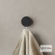 Άγκιστρο Μονό Επιτοίχιο Φ5,4 εκ. Geesa Opal 7245-411 Black Brushed Άγκιστρο Μονό Επιτοίχιο Φ5,4 εκ. Geesa Opal 7245-411 Black Brushed