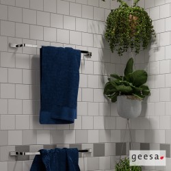 Πετσετοκρεμάστρα Μονή 50 εκ. Geesa Aim 8407/50 Χρωμέ