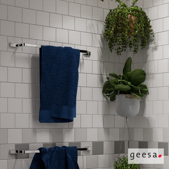 Πετσετοκρεμάστρα Μονή 50 εκ. Geesa Aim 8407/50 Χρωμέ Πετσετοκρεμάστρα Μονή 50 εκ. Geesa Aim 8407/50 Χρωμέ