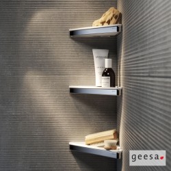 Εταζέρα Γωνιακή 23x17x2,5 εκ. Geesa Frame 8803-300 White Matt